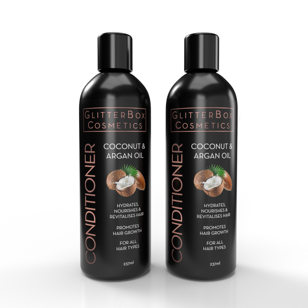 Coconut & Argan Oil Conditioner - 237ml (Twin Pack)