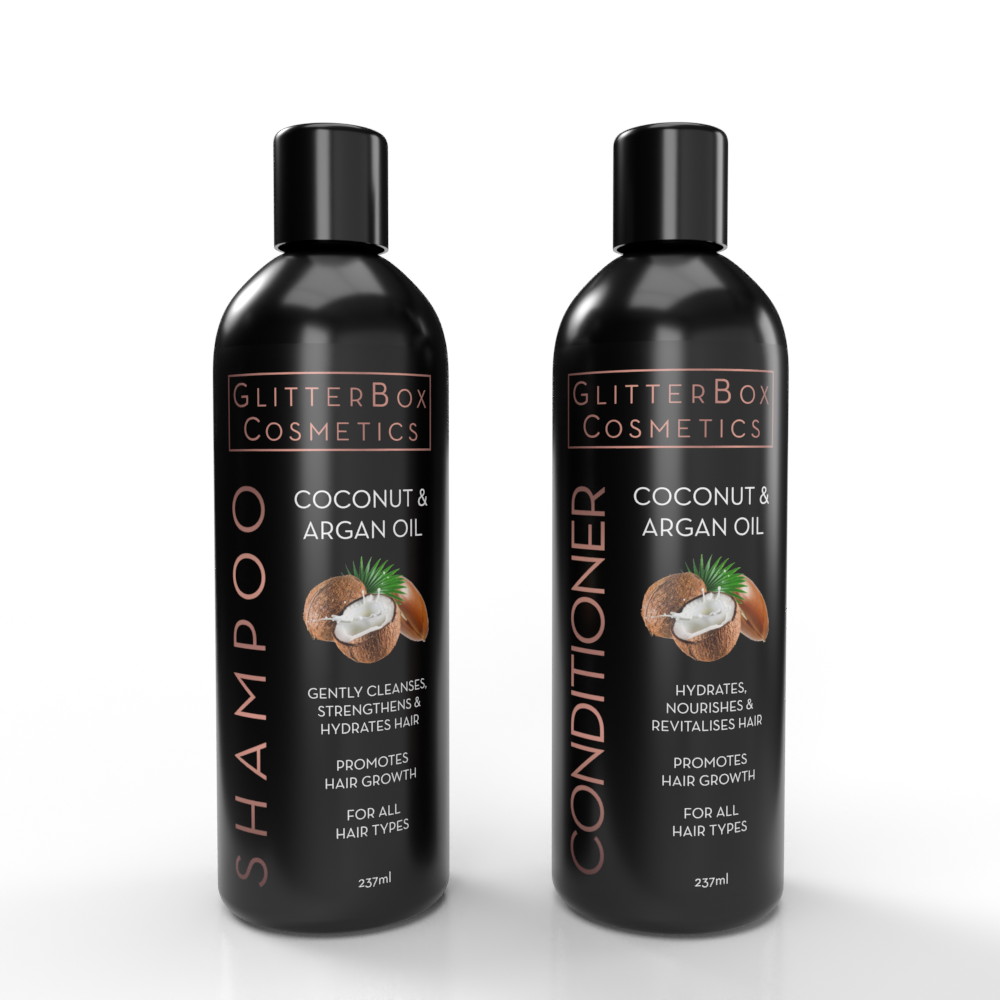Coconut & Argan Oil Shampoo & Conditioner Duo