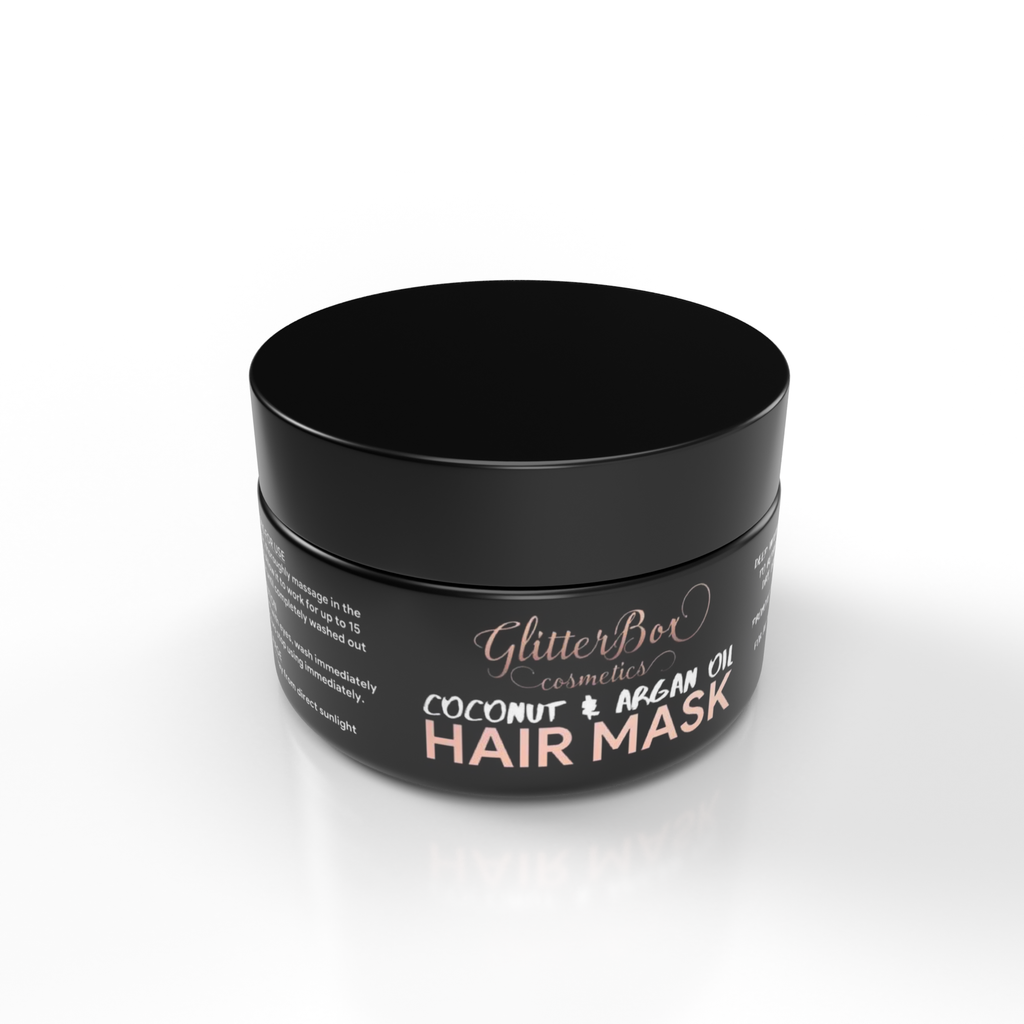 Coconut & Argan Oil Hair Mask - 100ml Travel Size-MyGlitterBox