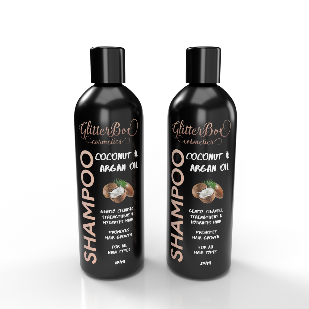 Coconut & Argan Oil Shampoo - 237ml (Twin Pack)-MyGlitterBox